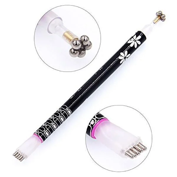 Nail Art Flower Cat Eye Magnet Pen