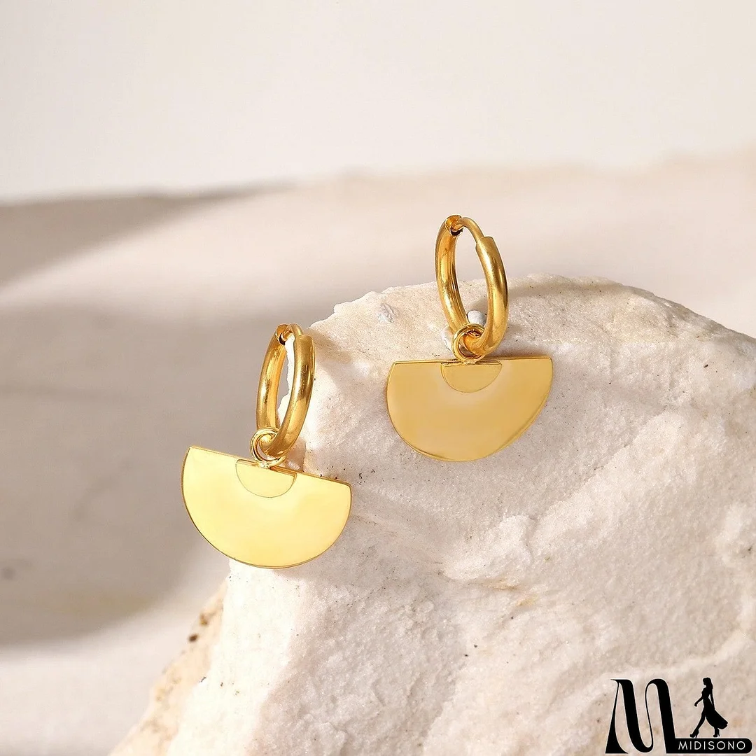 MidiSono - Half-Circle Huggie Hoops