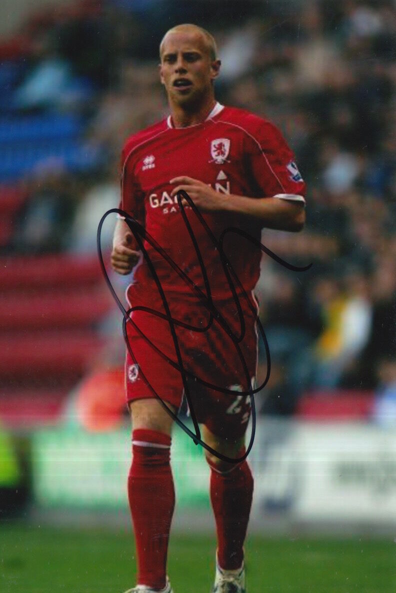 MIDDLESBROUGH HAND SIGNED ANDREW DAVIES 6X4 Photo Poster painting 1.