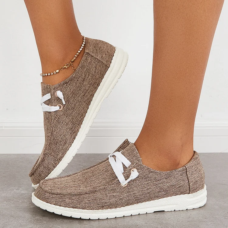 Casual Lightweight Slip on Loafers Flat Walking Shoes