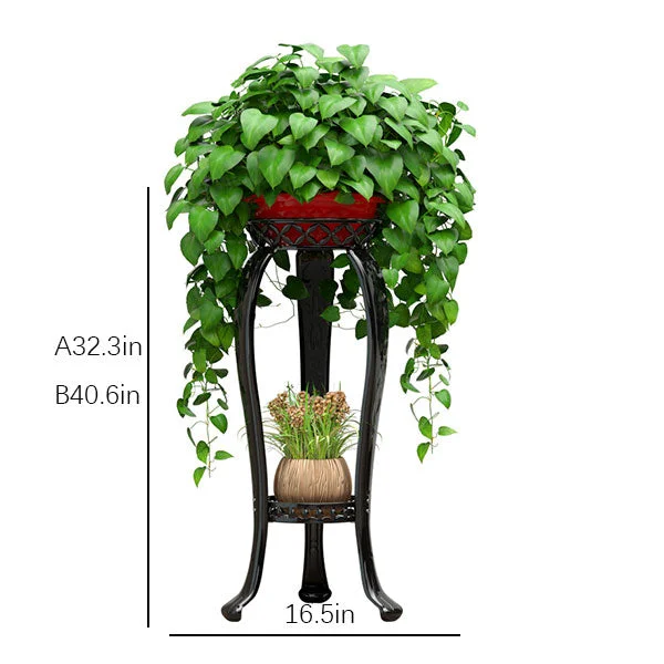 GLVEE Europe Type Balcony Iron Art Decorates Flower Frame