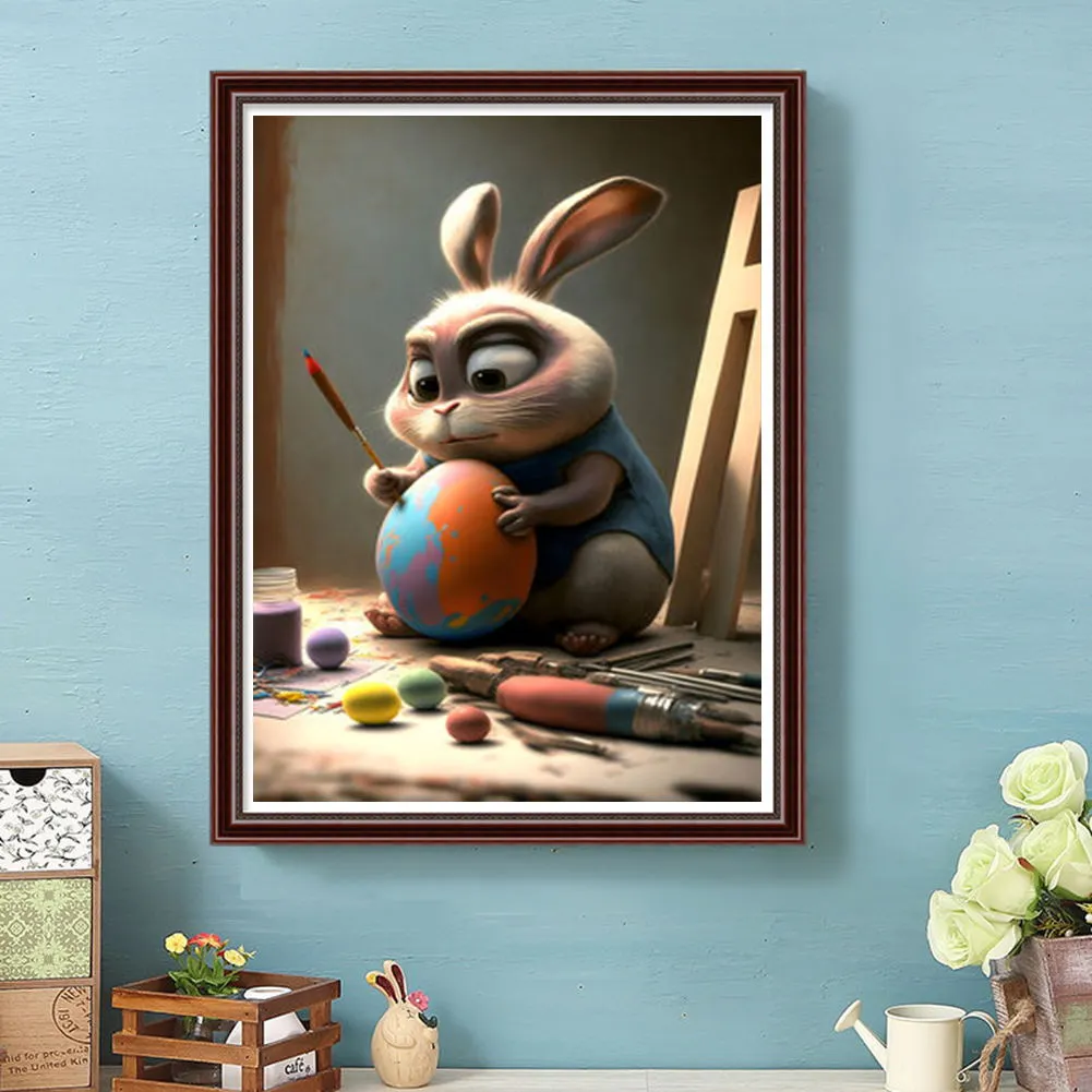 DIY Paint By Number 30*40cm - Easter Bunny