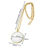 Chain Magnifying Glass 5X Magnifier Jewelry Loupe Necklace for Reading Gift