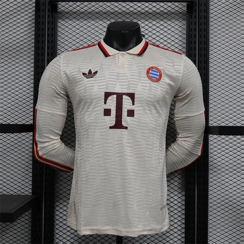 2024/25 Long Sleeves Bayern Munich Third Away Player Version Football Shirt