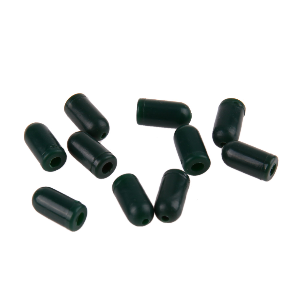 

Green Rubber Buffer Beads Knot Protector for Carp Fishing Hair Rig, 501 Original