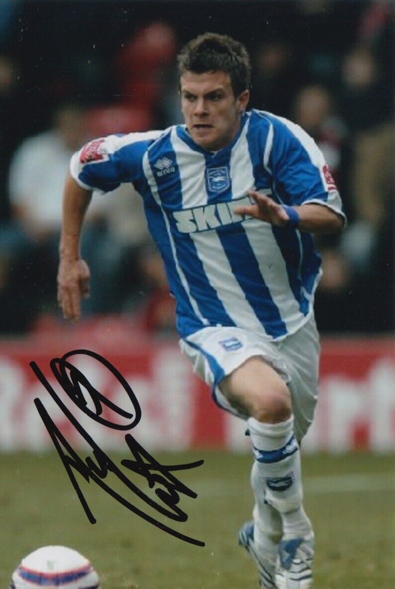 DEAN COX HAND SIGNED 6X4 Photo Poster painting BRIGHTON FOOTBALL AUTOGRAPH 1