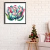 Diamond Painting-DIY Full Square Drill Green Cute Flower Fairy(35*35CM)