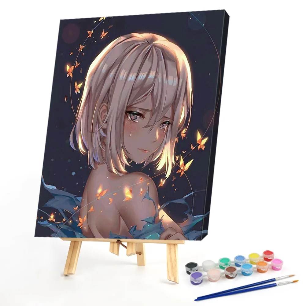 Anime Girl - Paint By Numbers(50*40CM)
