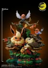 Natural Series Flareon & Cyndaquil & Dedenne & Fletchling - Pokemon Resin Statue - Moon Shadow Studios