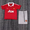 Joyfball 2010-2011 Kids Size Retro Manchester United Home Football Shirt 1:1 Thai Quality