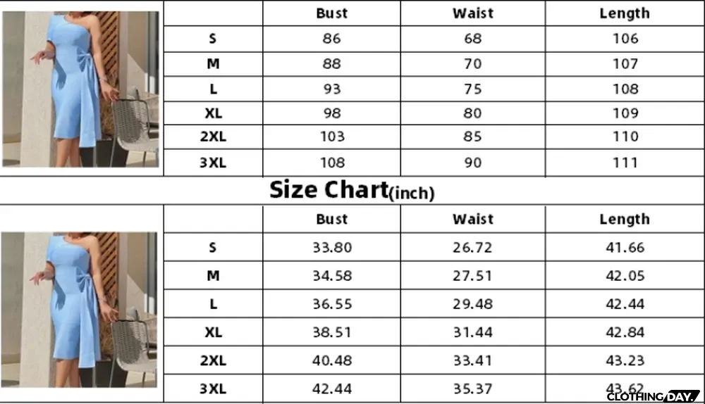 Autumn Formal Blue One Shoulder Midi Cocktail Dress