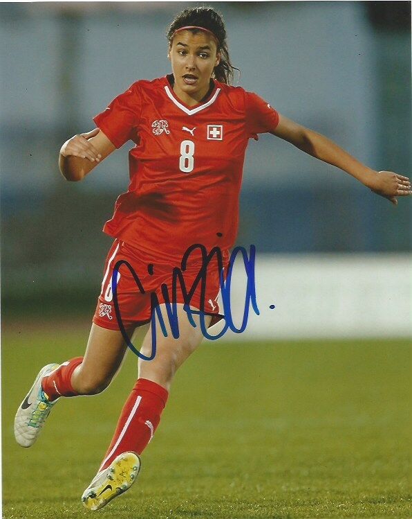 Switzerland Cinzia Zehnder Autographed Signed 8x10 Photo Poster painting COA A