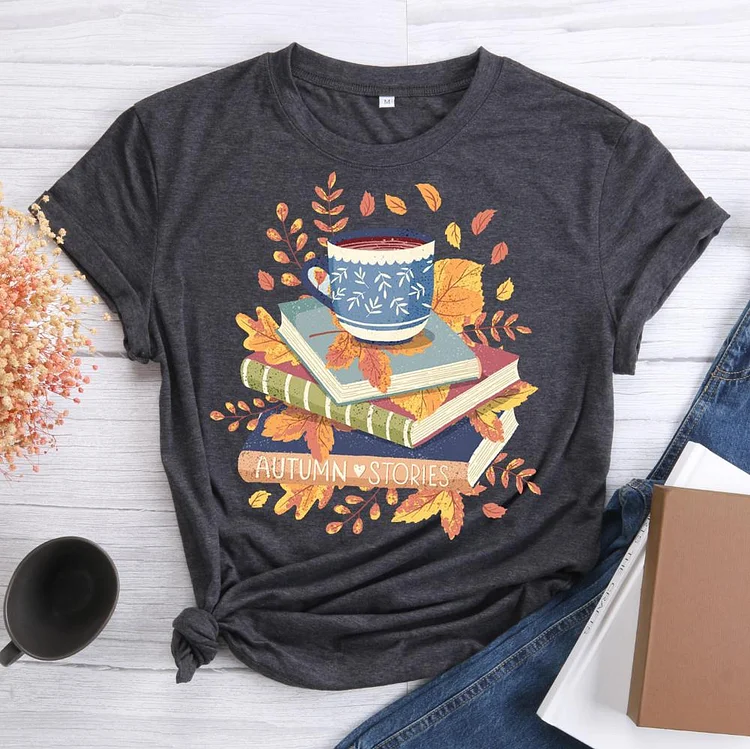 ANB - Fall and Book Book Lovers Tee-601484