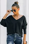 Antonella V-Neck Long Sleeve Sweater