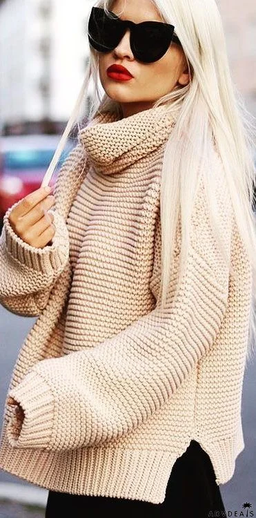 Oversized Cozy up Knit Sweater