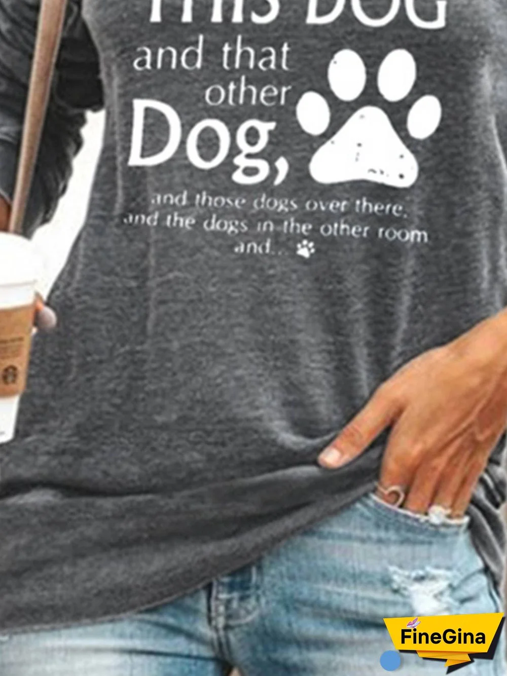 Long Sleeve Casual Letter Round Neck Sweatshirts