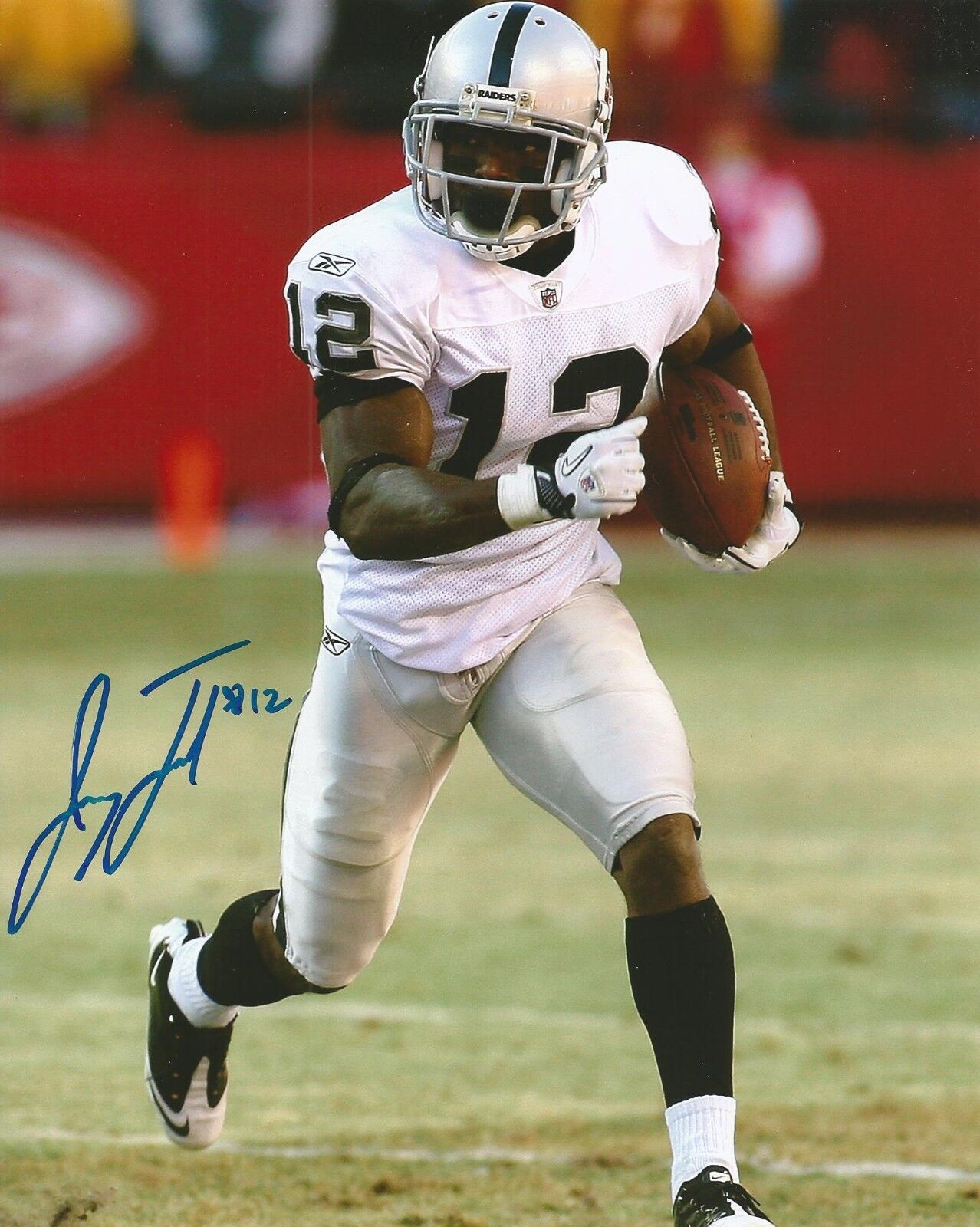 JACOBY FORD SIGNED OAKLAND RAIDERS 8x10 Photo Poster painting #2 w/PROOF & COA