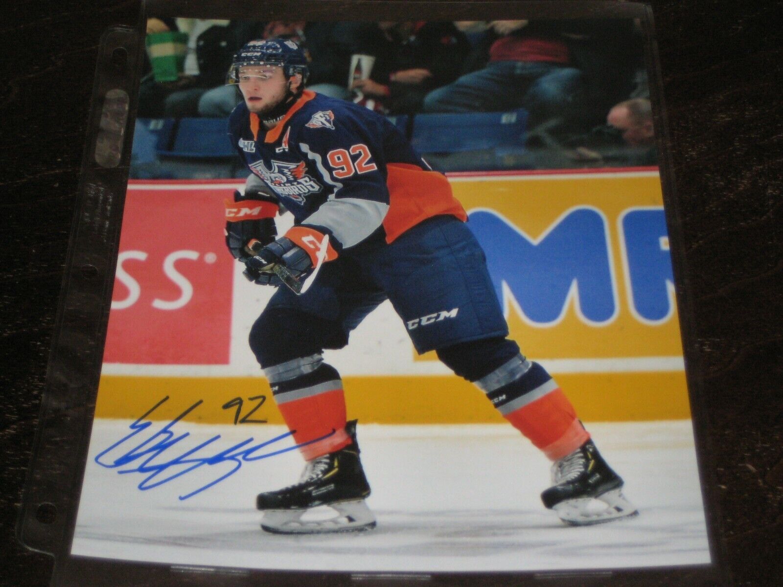 ETHAN KEPPEN autographed FLINT FIREBIRDS 8x10 Photo Poster painting