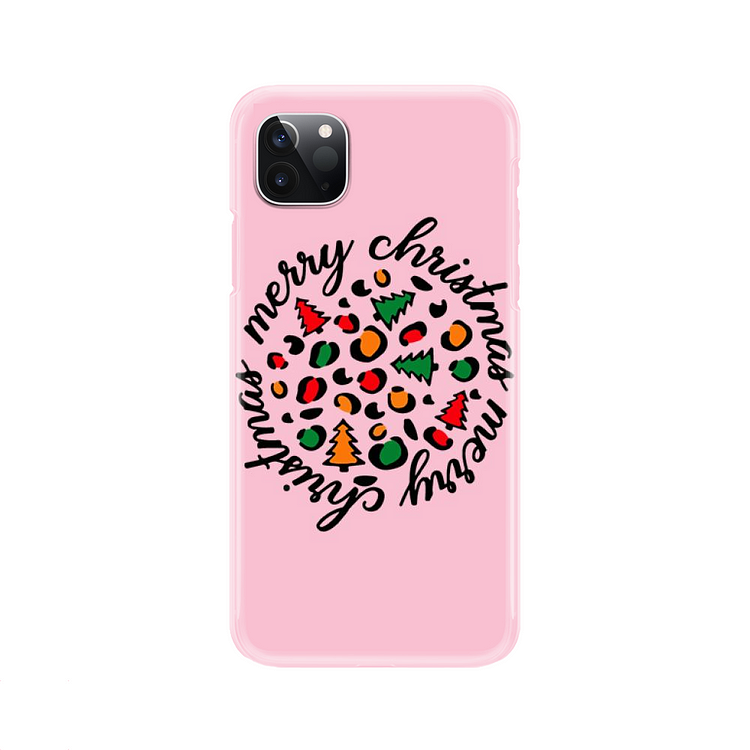 Christmas Leopard Tree Blessing, Christmas iPhone Case