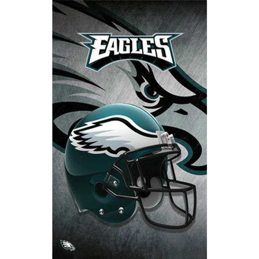 Nfl Philadelphia Eagles Football Team 35*50CM(Canvas) Full Round Drill Diamond Painting gbfke