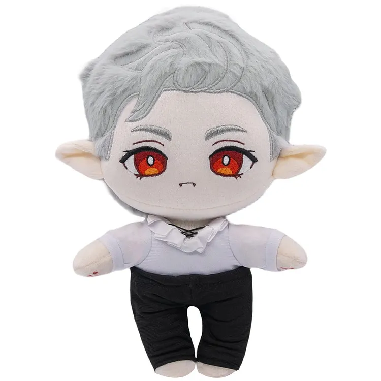 Baldur's Gate Astarion White Cosplay Plush Toys Cartoon Soft Stuffed Dolls Mascot Birthday Xmas Gift
