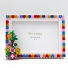 Flowerbed DIY Building Block Photo Frame Kit,Creative Handmade Assembled Photo Frame Handmade Craft Gift Home Tabletop Display Decor