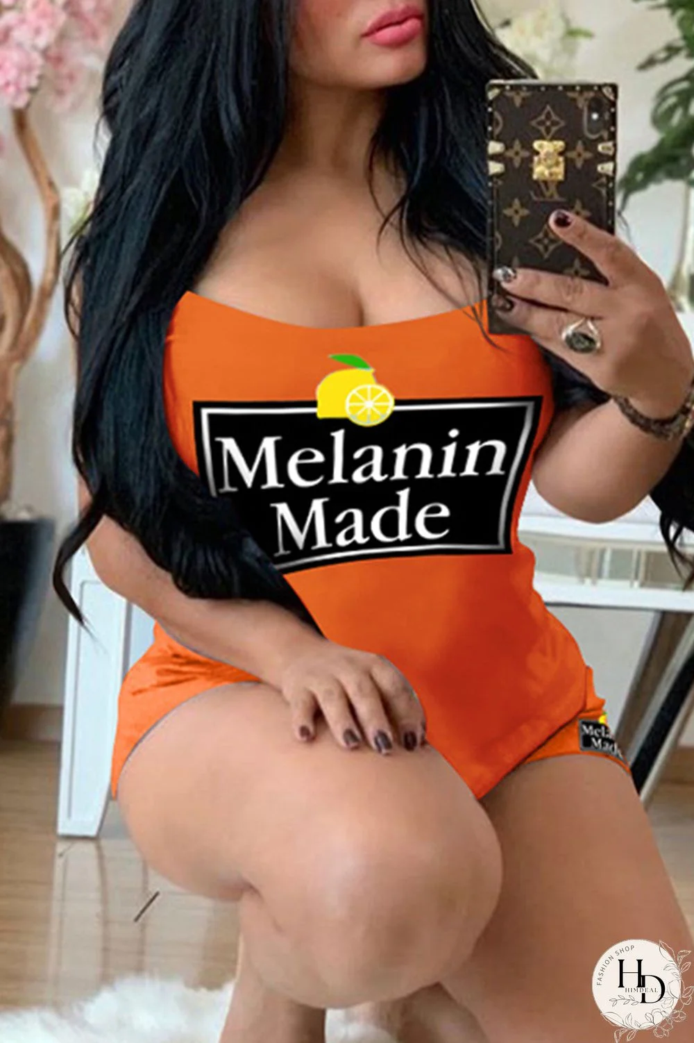 White Casual Living Print Vests Spaghetti Strap Sleeveless Two Pieces