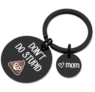 Don't Do Stupid Funny Keychain Gifts For Kids