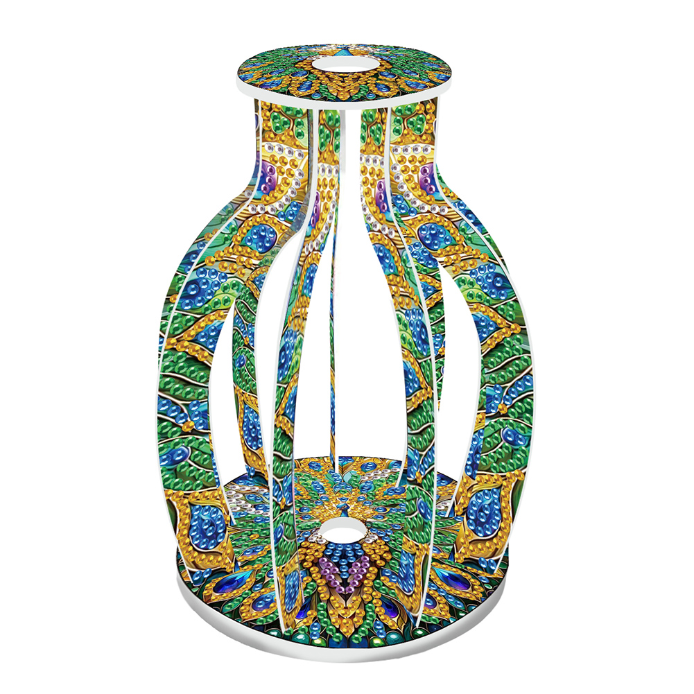 Flower Diamond Painting Flower Vase Rhinestones Desktop Ornaments for Home Decor