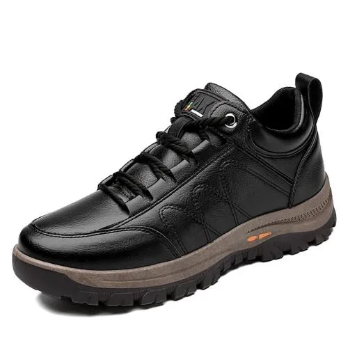 Leather Ergonomic Pain Relief Shoes For Men