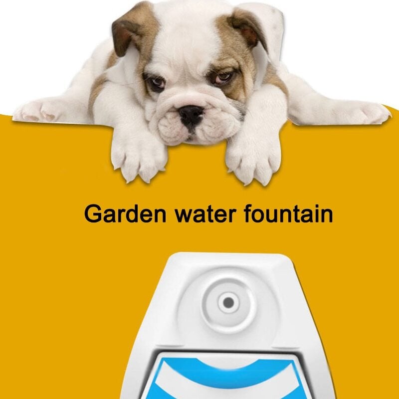 Outdoor Dog Drinking Fountain Dispenser - Step-On Water Station for Pets