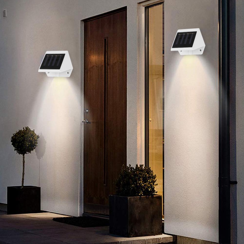 

4LED Fence Solar Powered Plastic Stair Wall, 501 Original
