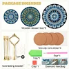 3 Tier Acrylic Mandala 5D DIY Diamond Painting Serving Tray for Countertop Decor