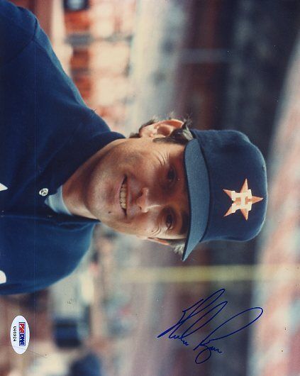 Nolan Ryan Signed Psa/dna Certified 8x10 Photo Poster painting Authentic Autograph