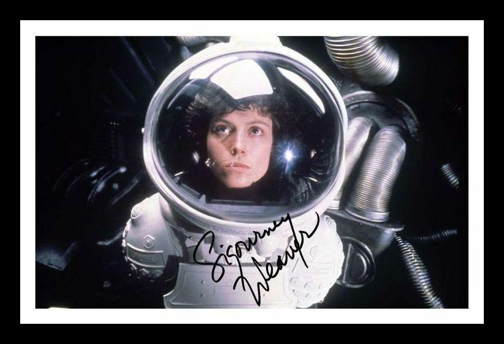 Sigourney Weaver - Alien Autograph Signed & Framed Photo Poster painting 1