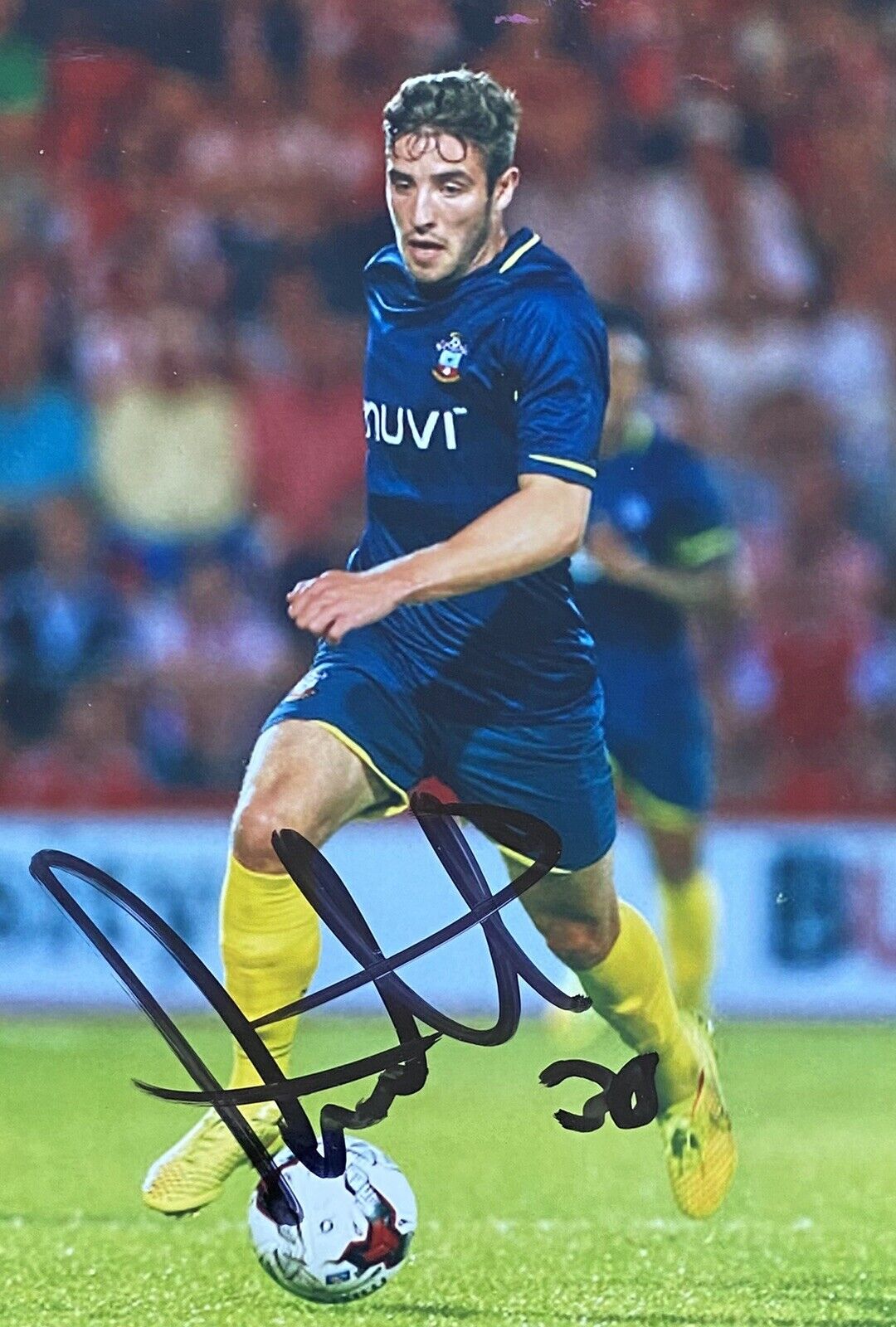 Sam McQueen Genuine Hand Signed Southampton 6X4 Photo Poster painting