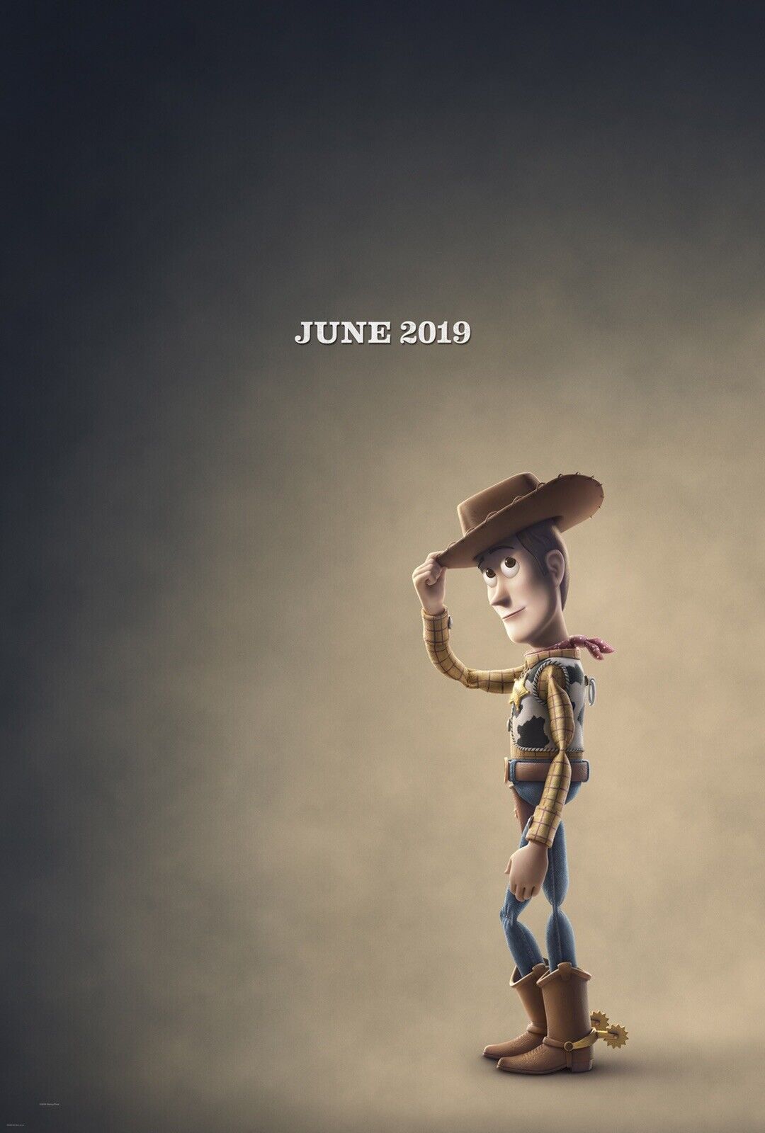 Toy Story 4 Movie Poster 12x18 Walt Disney Pixar (Woody) Photo Poster painting BUZZ