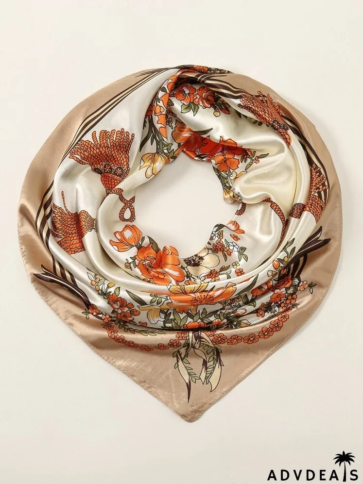 Flower Print Bandana