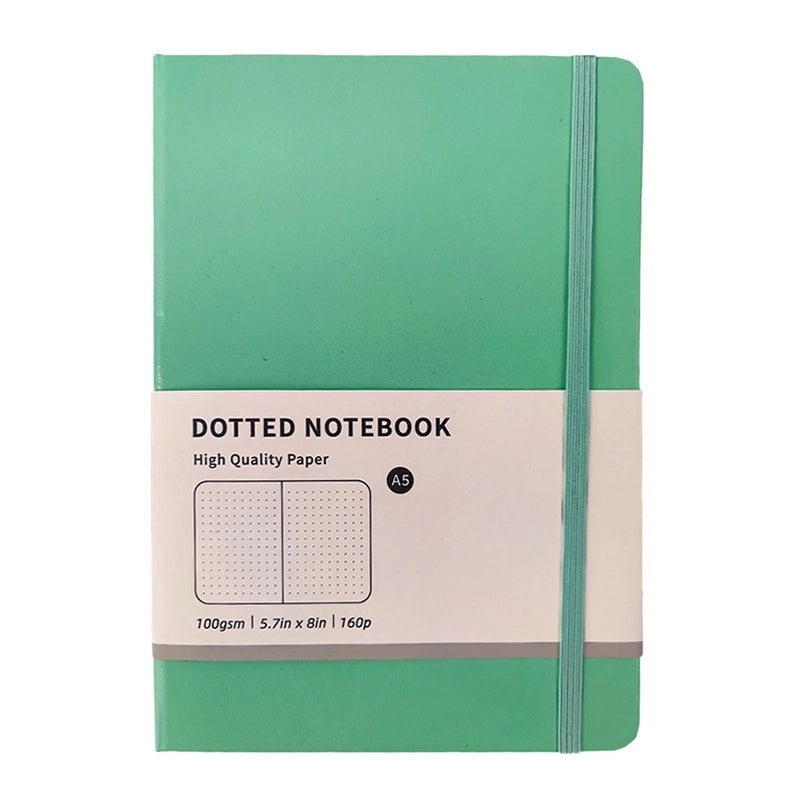 1 Piece Solid Color Learning Paper Preppy Style Notebook