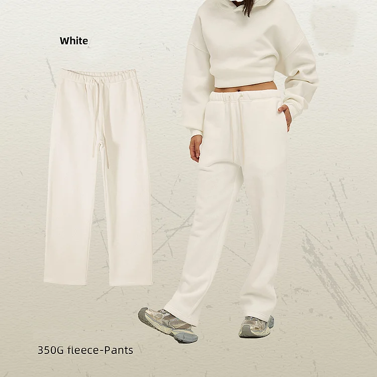 PASUXI Straight Solid Color Men's Loose Sports Casual Trousers huanwei
