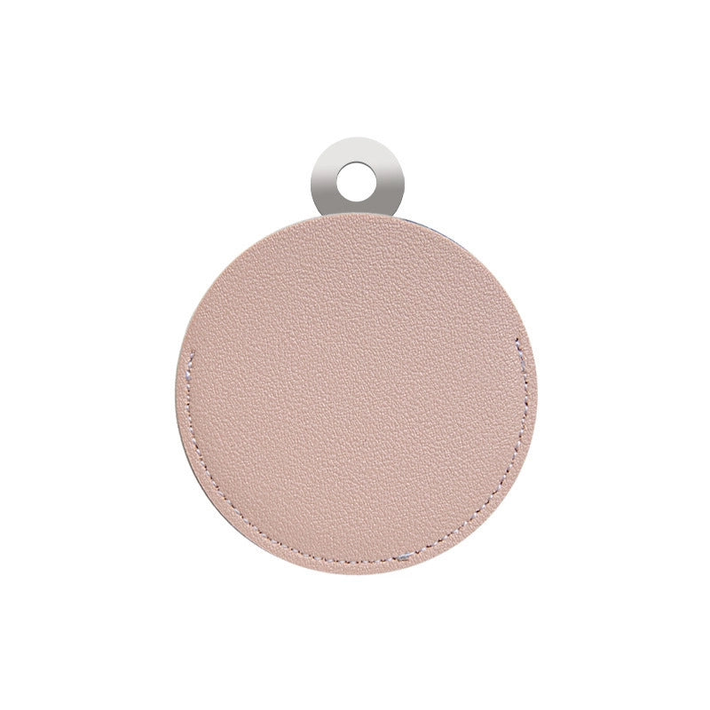 Minimalist Solid Color Pu Leather Mirror 1 Piece