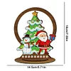 Diamond Painting Wooden Christmas Table Top Ornament Kits Xmas Home Decor