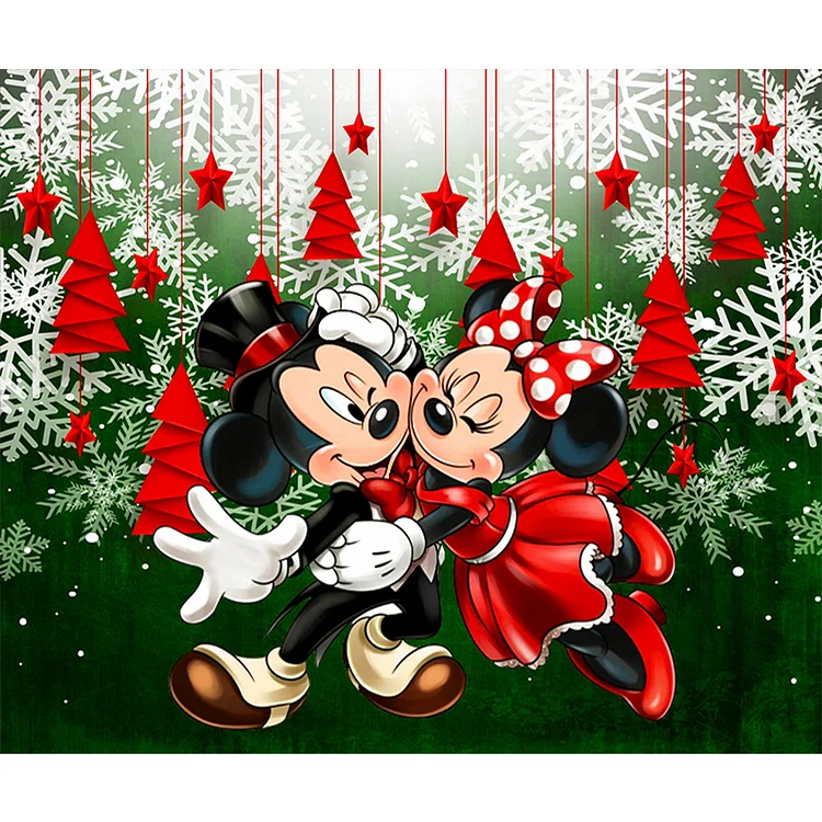 Full Round Diamond Painting - Christmas Disney Mickey Mouse 60*50CM