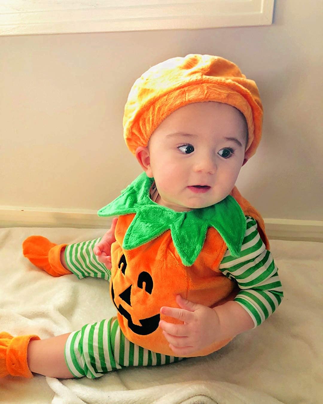 Shoppro™Baby Halloween Pumpkin Outfit