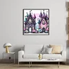 Halloween Hut-11CT Stamped Cross Stitch 40*40cm/15.75*15.75in