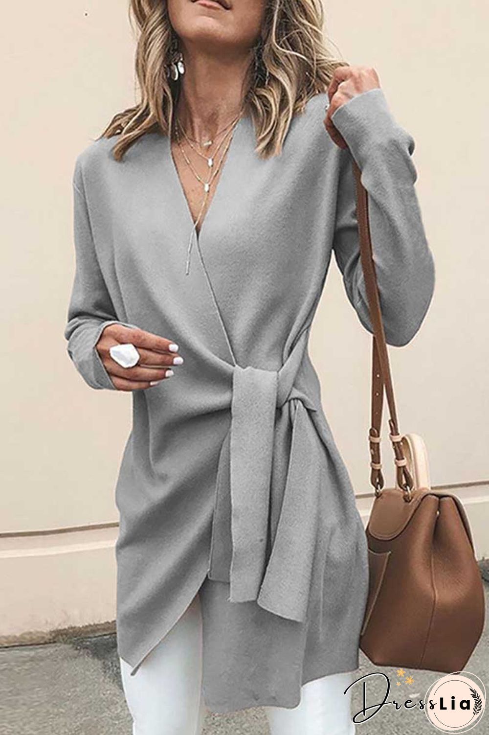 Loose Solid Cardigan(4 Colors)