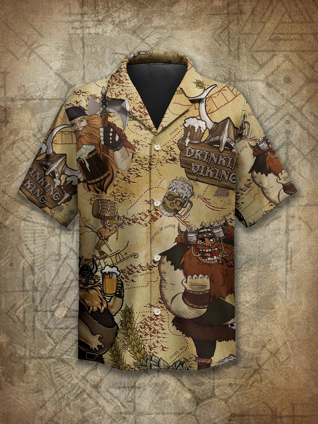 Viking Legends Norse Spirit Power Heritage Hawaiian Shirt / Rvogue / Rvogue