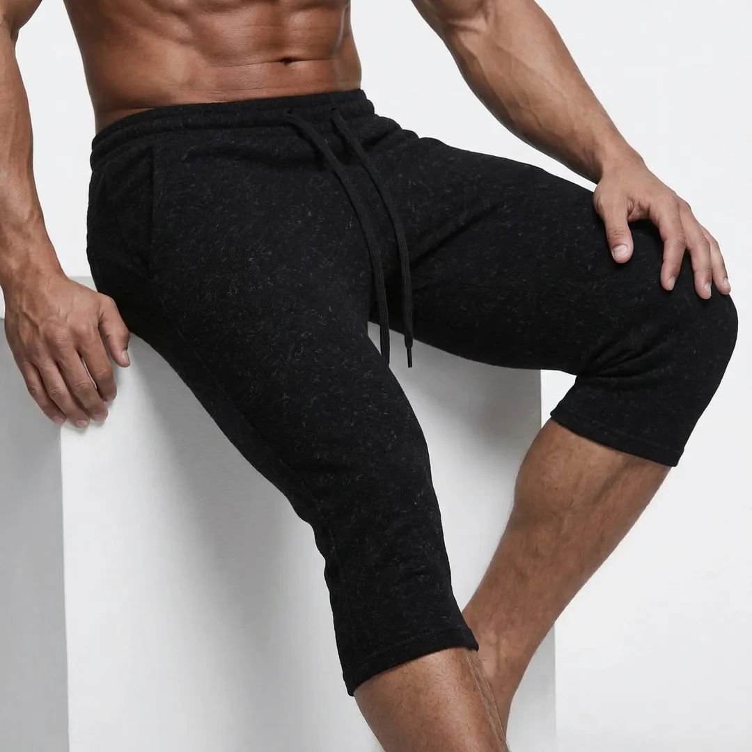 Men's Basic Casual 7/8 Length Pants-INSPIREUSE