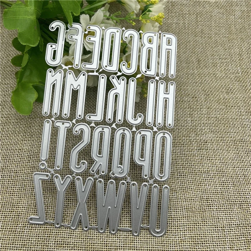 Big letter Metal Cutting Dies Stencils For DIY Scrapbooking Decorative Embossing Handcraft Template