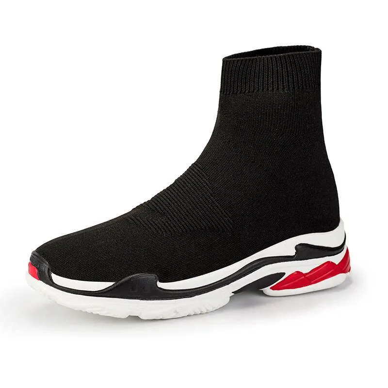 MWY Winter Short Plush High Top Socks Women Sneakers Casual Walking Shoes Unisex Platform Shoes Plus Size Zapatillas Mujer